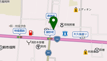 萩第一ビルの地図画像