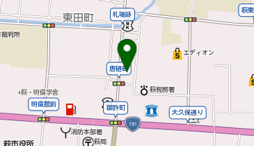 萩センタービルの地図画像