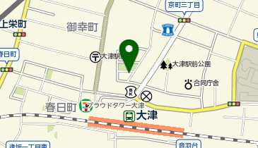 佃ビルの地図画像