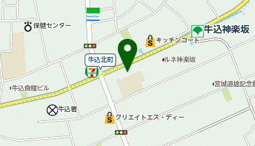 神楽坂北町ビルの地図画像