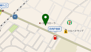 東海村村民活動センターの地図画像