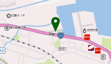 中津留ビルの地図画像