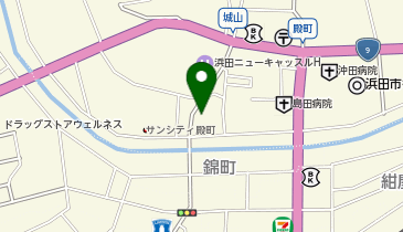 浜田中央ガレージビルの地図画像