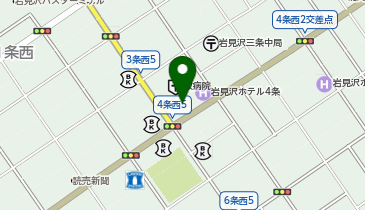 損保ジャパン岩見沢ビルの地図画像