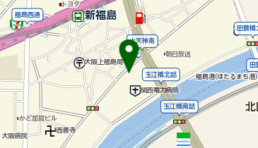 関電不動産大阪福島ビルの地図画像