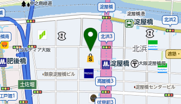 三井住友海上大阪淀屋橋ビルの地図画像