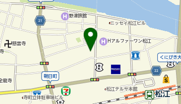 山陰中央新報駅前ビルの地図画像
