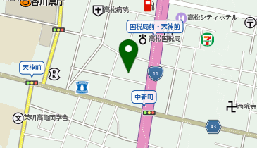 ドコモ天神前ビルの地図画像