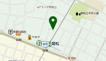 ミクニ帝塚山ビルの地図画像