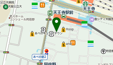 阿倍野まつむらビルの地図画像