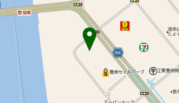 きんでん豊洲ビルの地図画像