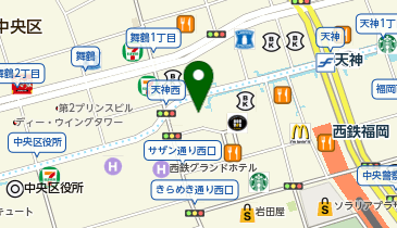 天神住友生命FJビジネスセンターの地図画像