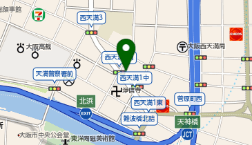 西天満KMSビルの地図画像