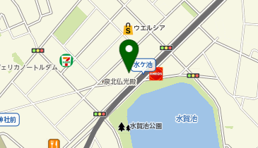 armic深井水池ビルの地図画像