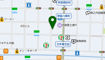 4.C東心斎橋ビルの地図画像