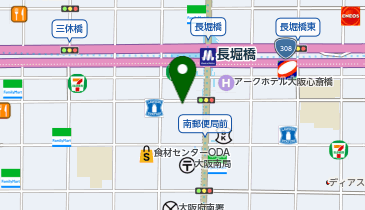 イースト心斎橋K.Mビルの地図画像