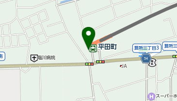 平田駅前ビルの地図画像