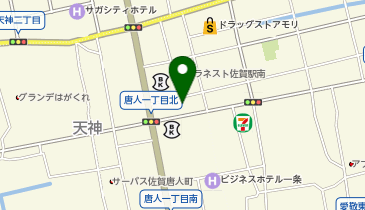 佐銀リース本社ビルの地図画像