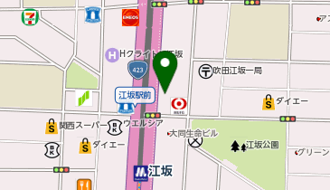 HF江坂駅前ビルディングの地図画像