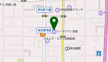 京都JAビルの地図画像