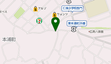 本浦ビルの地図画像