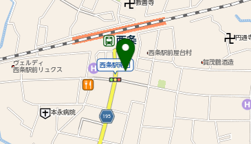 西条不動産ビルの地図画像