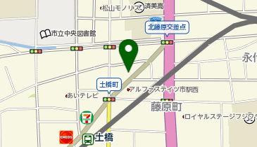 北藤原町ビルの地図画像