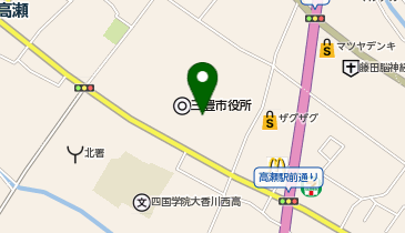三豊市危機管理センターの地図画像