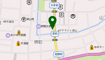 津山肉ビルの地図画像