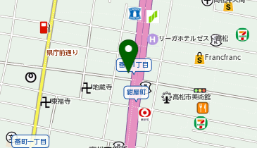 あなぶきハウジングサービス中央通りビルの地図画像