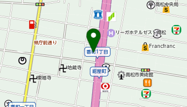 ホシザキ四国(株)本社ビルの地図画像