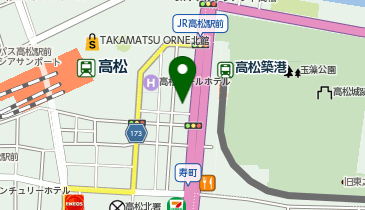 パシフィックシティ高松ビルの地図画像