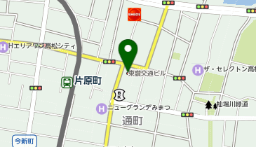 東讃交通ビルの地図画像