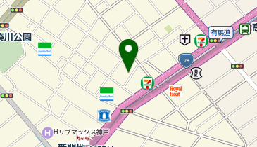 福原ビルの地図画像