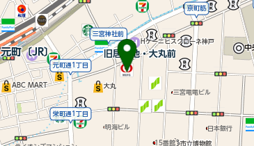 神戸ダイヤモンドビルの地図画像