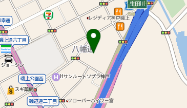 三宮国際ビルの地図画像