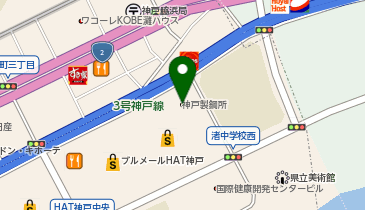 神戸製鋼所本社ビルの地図画像