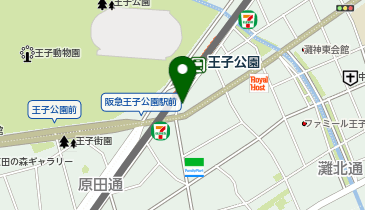 ERC王子公園ビルの地図画像