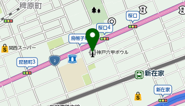 グランド六甲ビルの地図画像