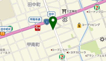 甲南櫻井ビルの地図画像