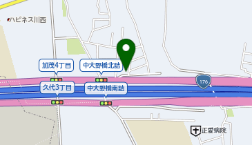 なかいえビルの地図画像