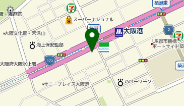 第一大阪港ビルの地図画像