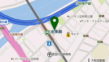 出来島駅前ビルの地図画像