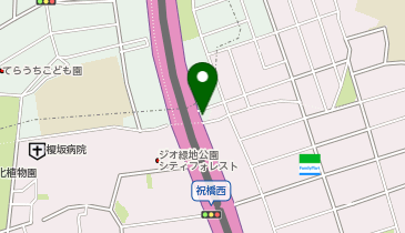 緑地パークビルの地図画像