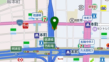 日宝横堀ビルの地図画像