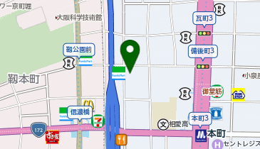 本町原田ビルの地図画像