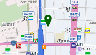 IS本町ビルの地図画像