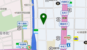 瓦町浪速ビルの地図画像