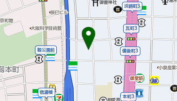 本町プレタビルの地図画像