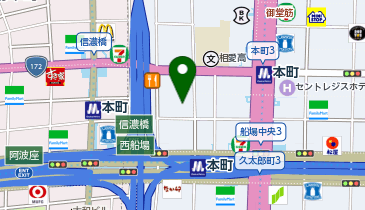 プラチナ御堂筋本町ビルの地図画像